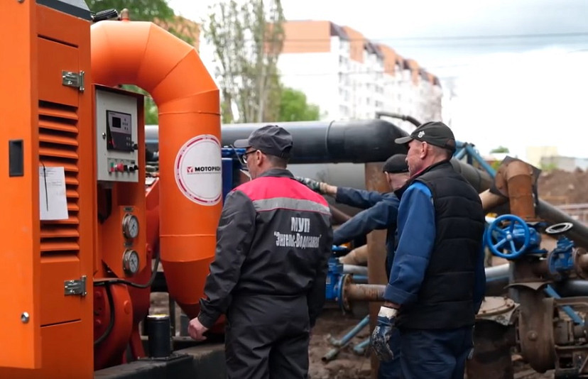 В Энгельсе продолжат капитальный ремонт коллектора 